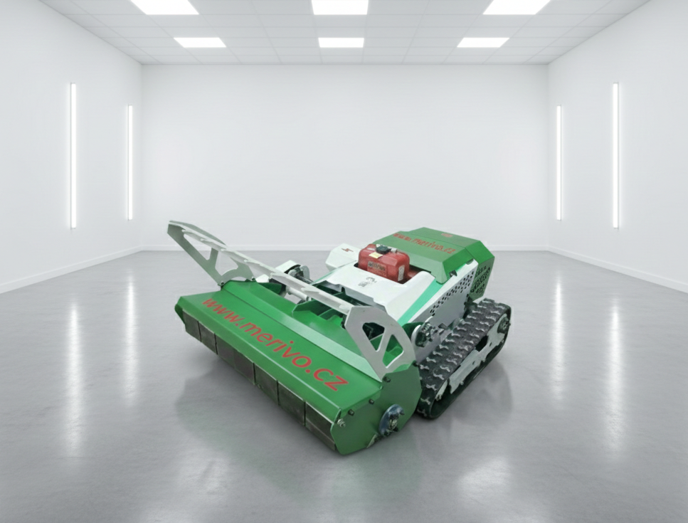 CY-1000 – dálkově ovládaný pásový mulčovač