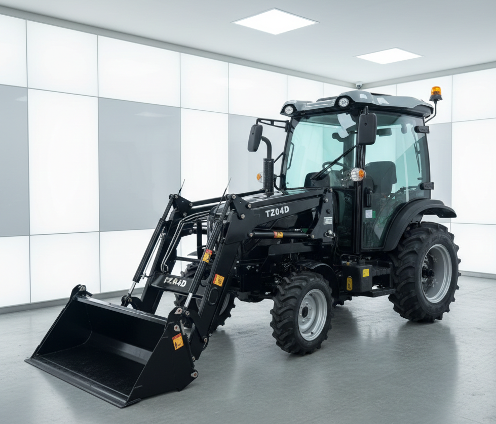 Agri Tracking TE 504 + nakladač 4v1 (klapačka)